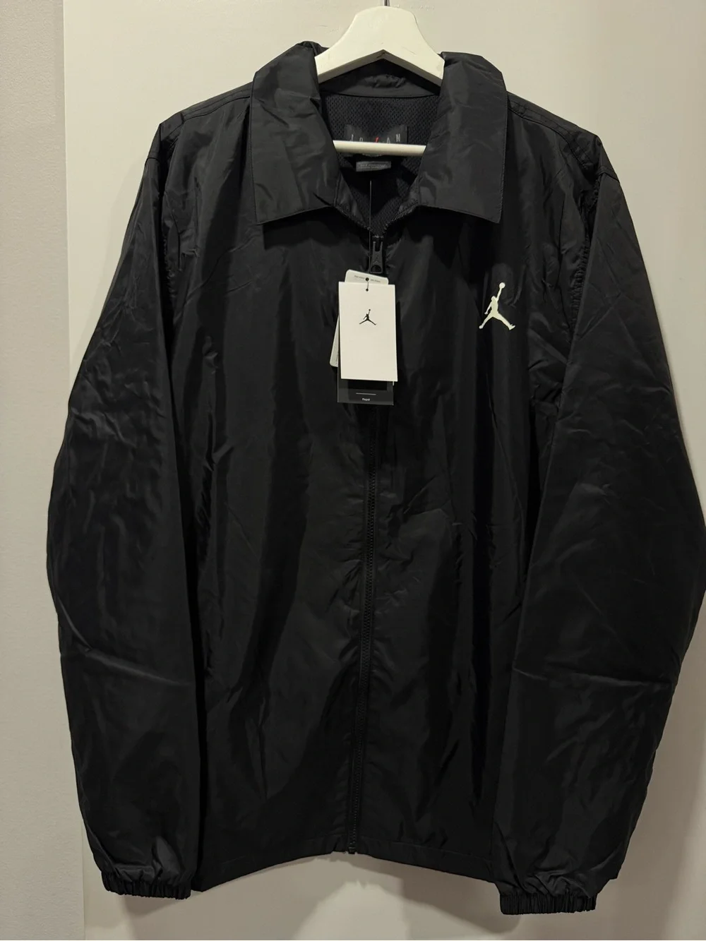 Air Jordan Flight MVP Jacket Men’s Size. Large Black FD7423-010 New With Tags.